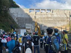 自転車ライド_ダム見学
