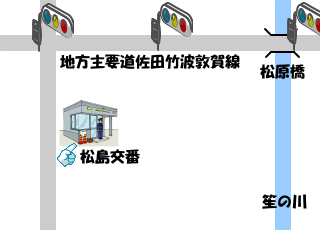 松島交番地図