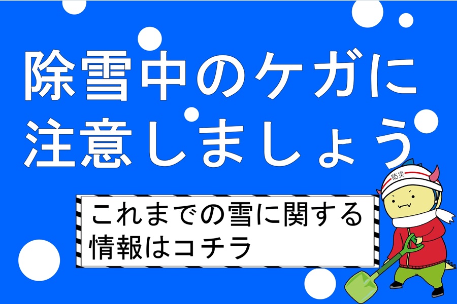 雪に関する県民へのよびかけ